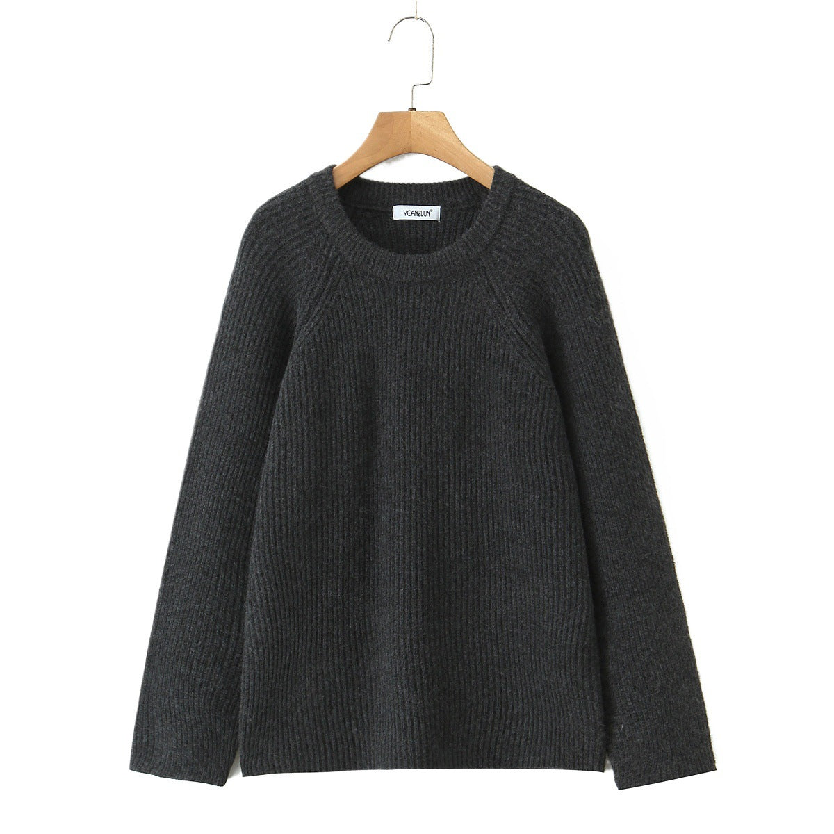 Pull structuré douillet pour femmes avec col rond Chic und Stil