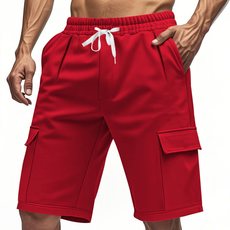 Shorts cargo décontractées pour hommes avec taille élastique et poches fonctionnelles Chic und Stil