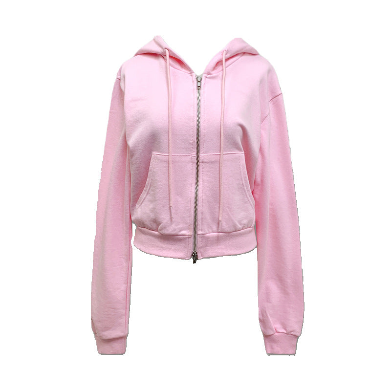 Ensemble de sweat à capuche court pour femme et pantalon de jogging à jambes larges Chic & Stil