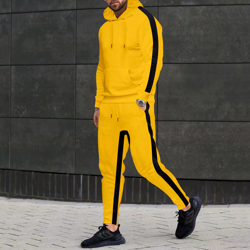 Veste de jogging sportif pour hommes avec éléments latéraux contrastés Chic und Stil