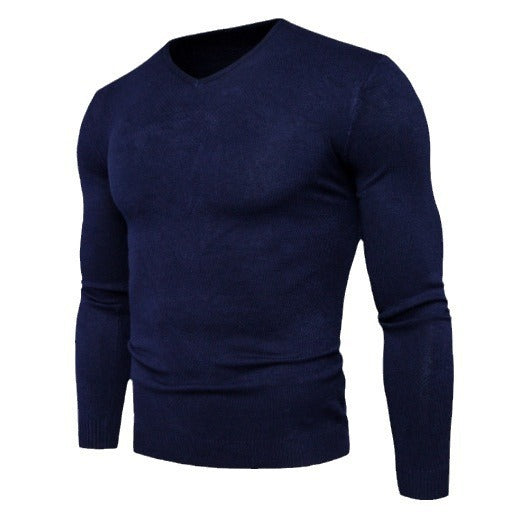 Pull homme en V de haute qualité en coton Chic und Stil