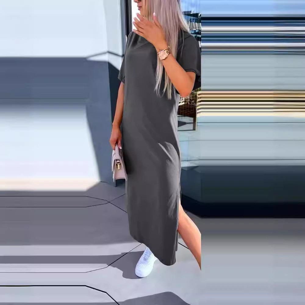 Robe maxi décontractée grande taille Chic und Stil pour femmes