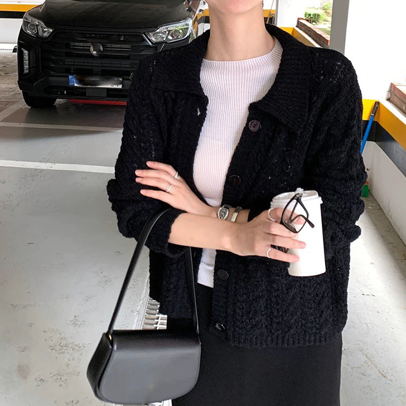 Haut à manches courtes en tricot côtelé pour femmes Chic und Stil