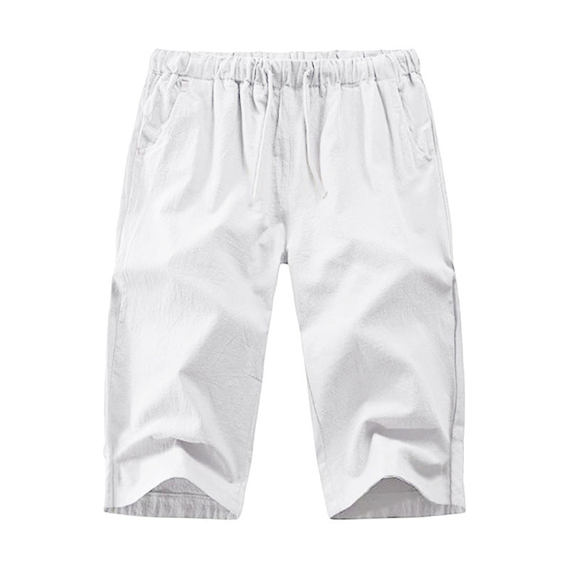 Pantalons de loisirs légers pour hommes avec taille élastique et poches latérales pratiques Chic und Stil