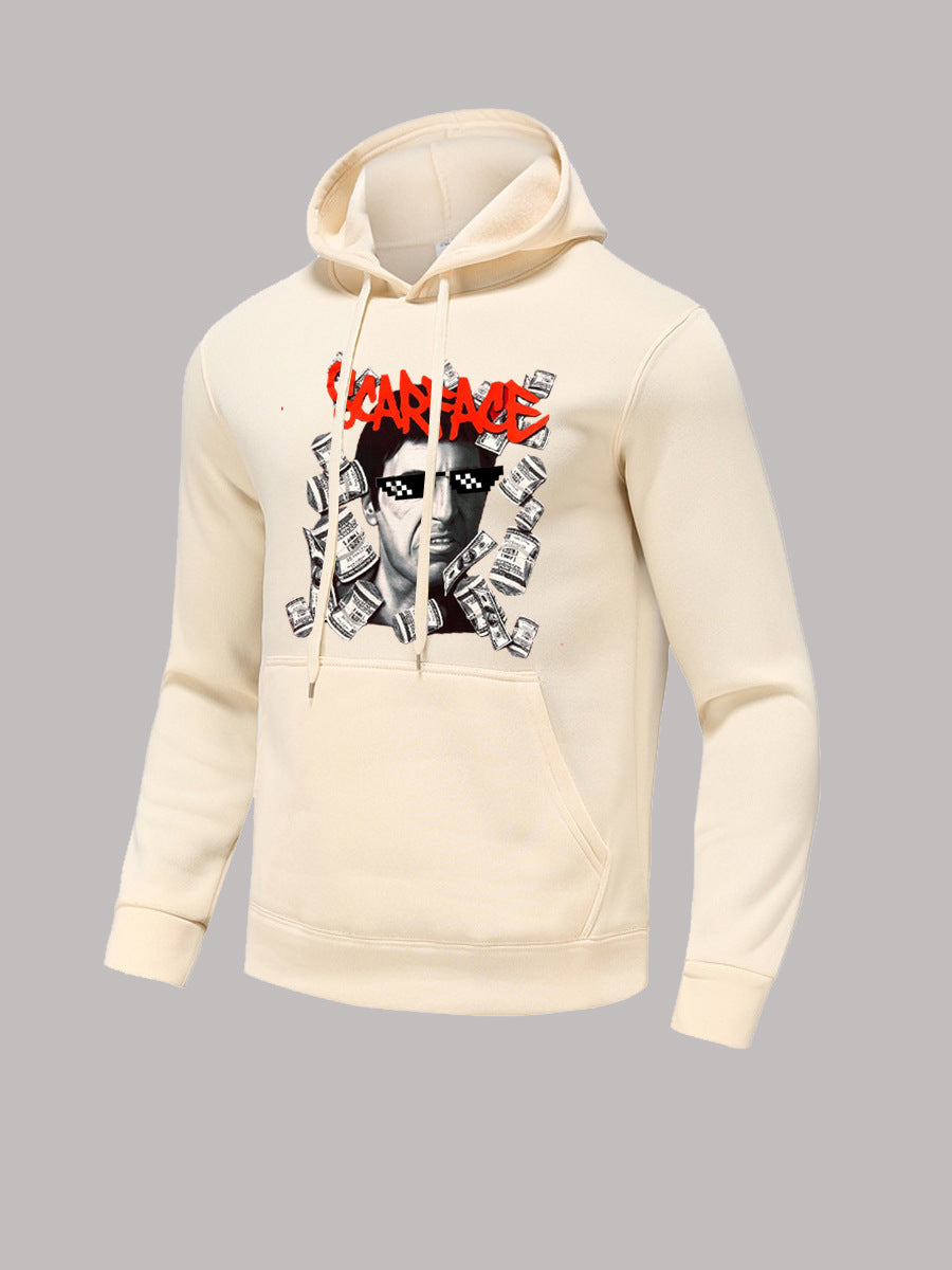 Pull-over à capuche pour dames avec impression graphique créative Chic und Stil