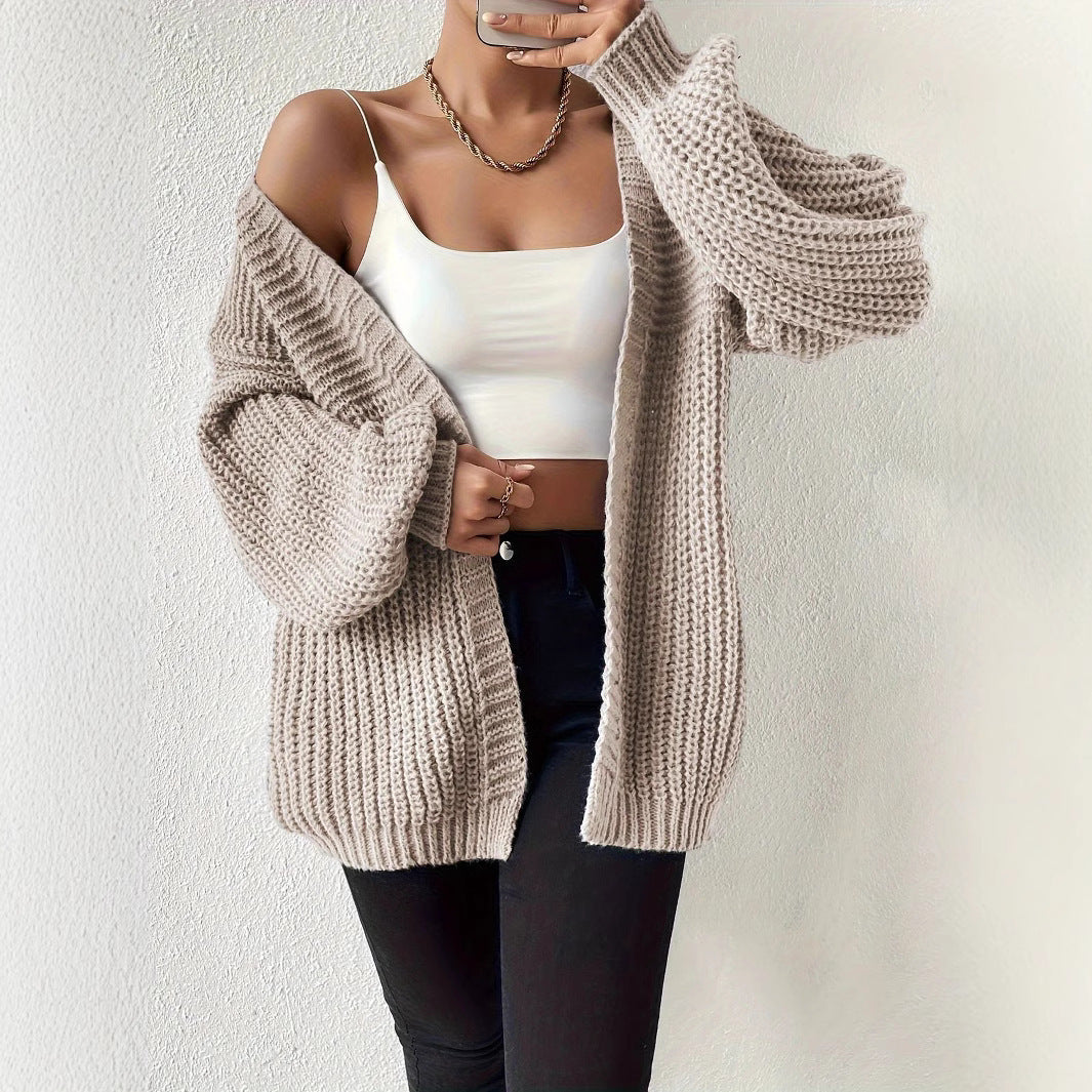 Cardigan décontracté pour femmes avec coupe oversized et matériau doux Chic und Stil
