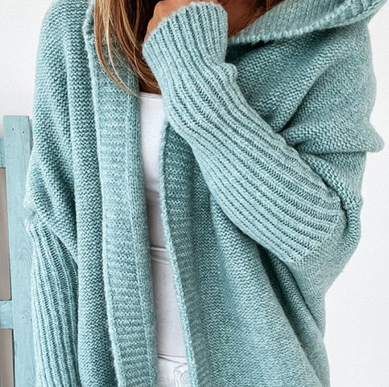 Dames Pull en tricot décontracté avec devant ouvert et fine texture Chic und Stil
