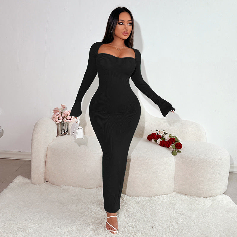 Robe maxi à dos ouvert sans manches Ripp pour femmes Chic und Stil
