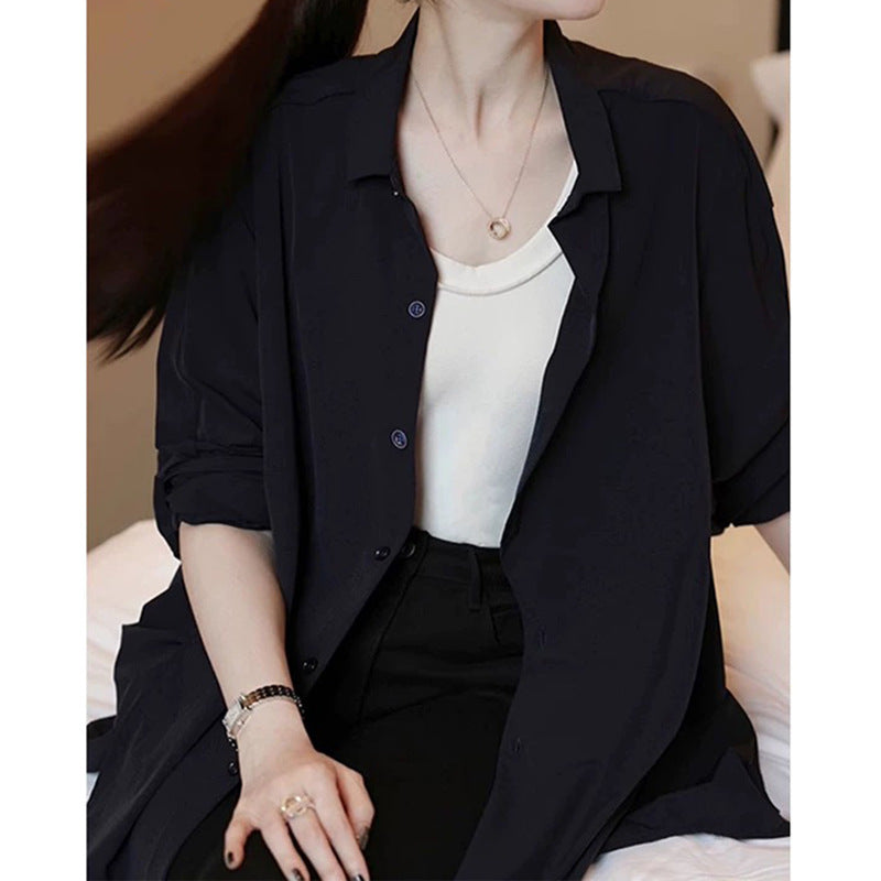 Blouse boutonnée décontractée pour femmes Chic und Stil