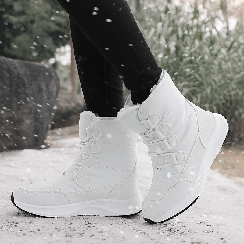 Bottes d'hiver pour femmes doublées avec semelle antidérapante et revêtement de surface à séchage rapide Chic und Stil
