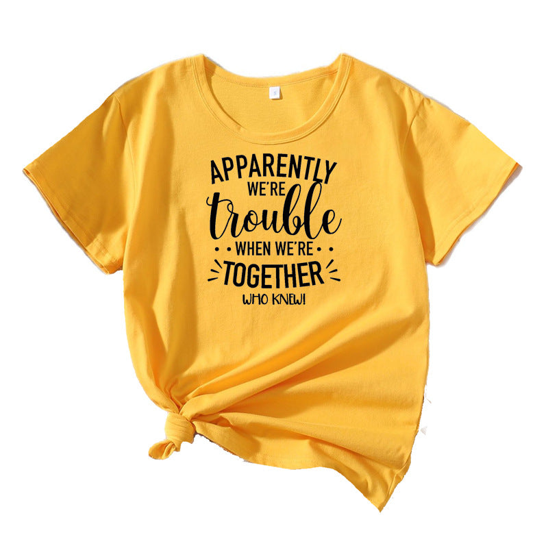 T-shirt graphique de loisirs pour femmes Chic und Stil 1751262403