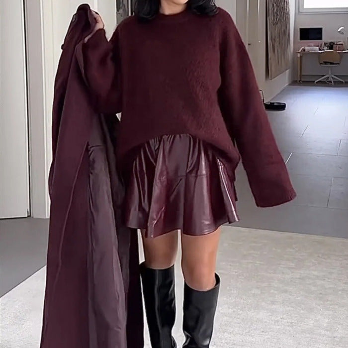 Dames Pull confortable avec coupe décontractée et matériau doux Chic und Stil