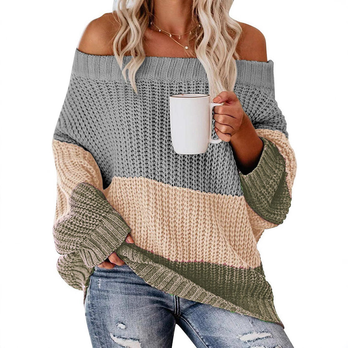 Pull en tricot décontracté pour femmes Chic und Stil