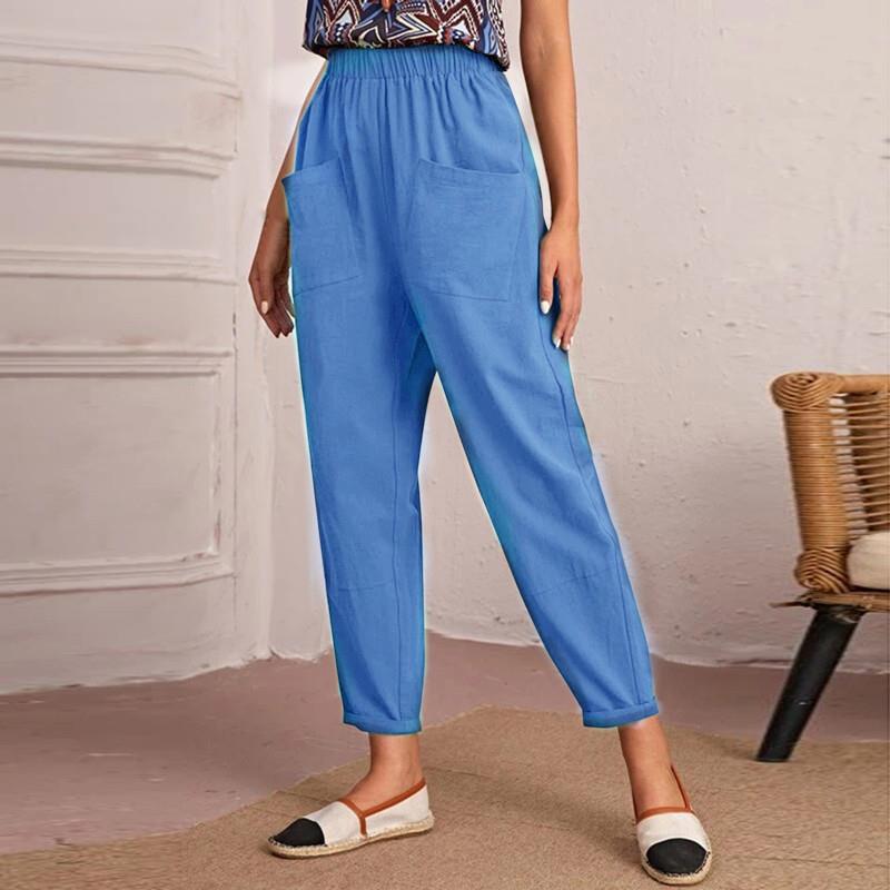 Pantalon confortable pour dames avec taille élastique et poches pratiques Chic und Stil