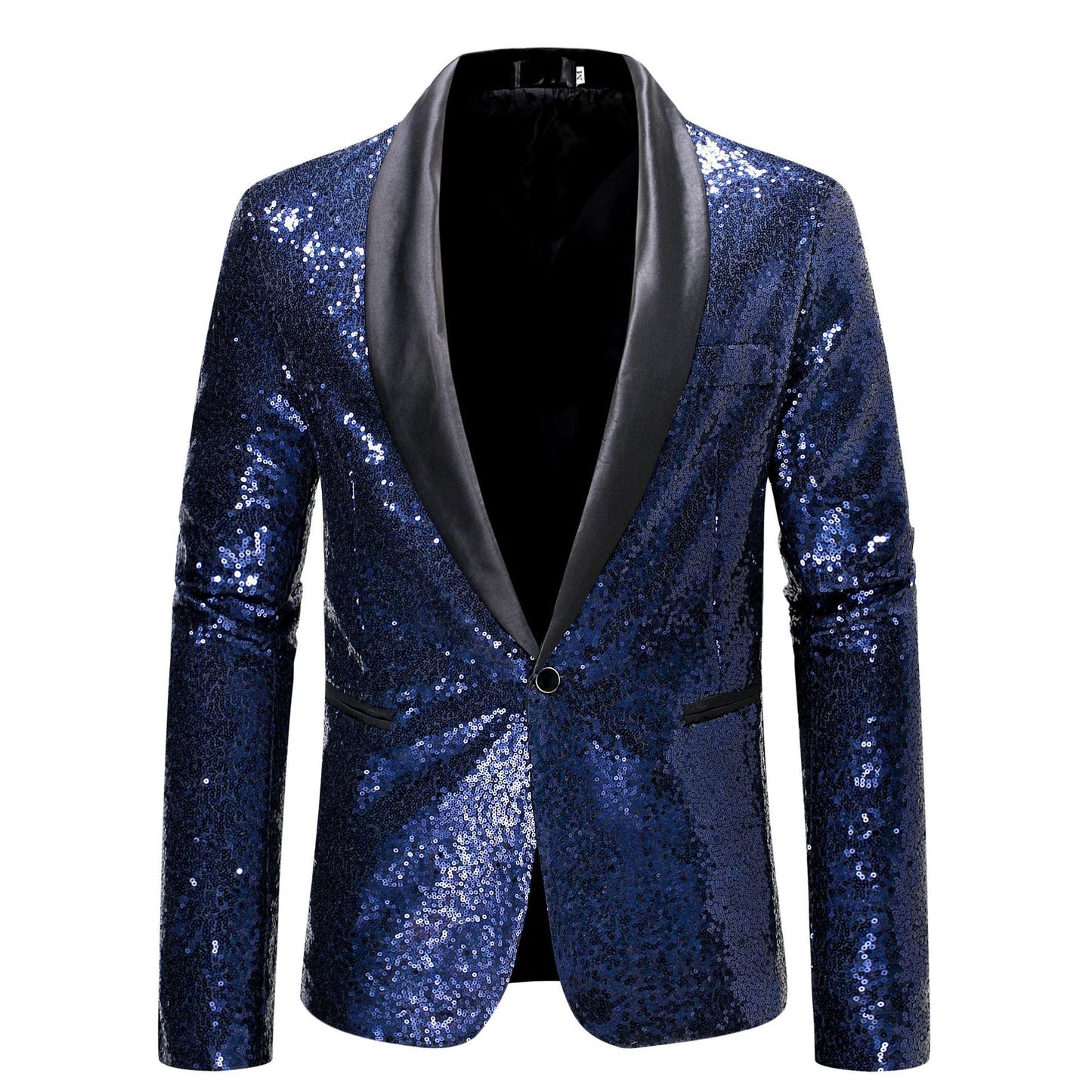 Blazer élégant pour hommes en sequins avec une coupe moderne et des accents scintillants Chic und Stil