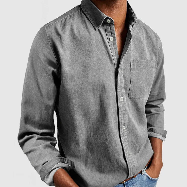 Chemise décontractée pour hommes en tissu coton léger Chic und Stil