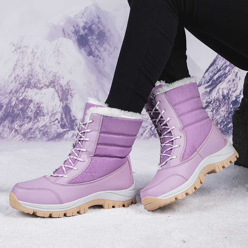 Bottes d'hiver pour dames avec doublure isolée et semelle profilée antidérapante Chic und Stil