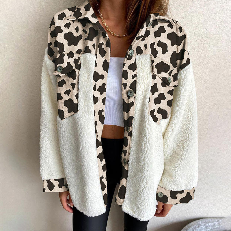 Veste en flanelle oversize pour dames avec doublure douce et poches pratiques Chic und Stil