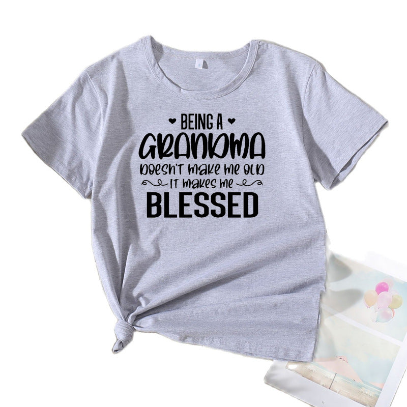 T-shirt graphique décontracté pour femmes Chic und Stil 1751262433