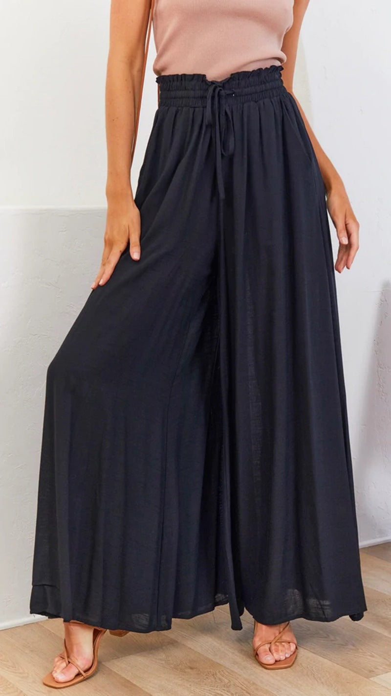 Jupe maxi pour femmes avec taille élastique et poches latérales Chic und Stil