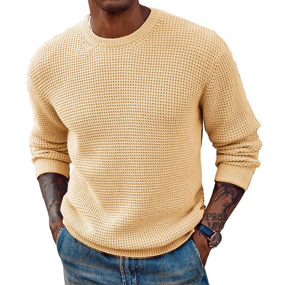 Pull en maille pour homme avec tissu texturé Chic und Stil