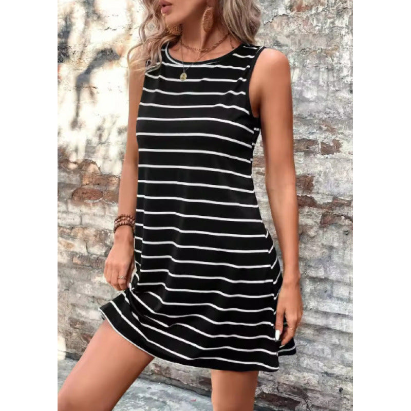 Robe shift sans manches décontractée pour femmes Chic und Stil