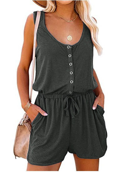 Combinaison pour femmes avec décolleté à boutons et poches pratiques Chic und Stil