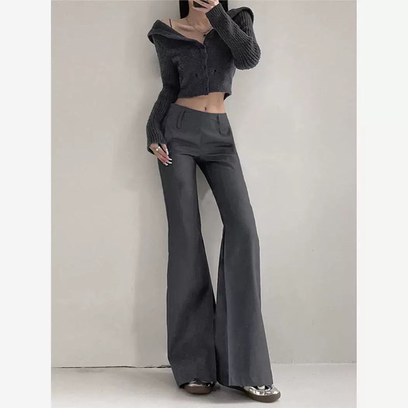 Pantalons ajustés taille haute slim pour femme Chic und Stil