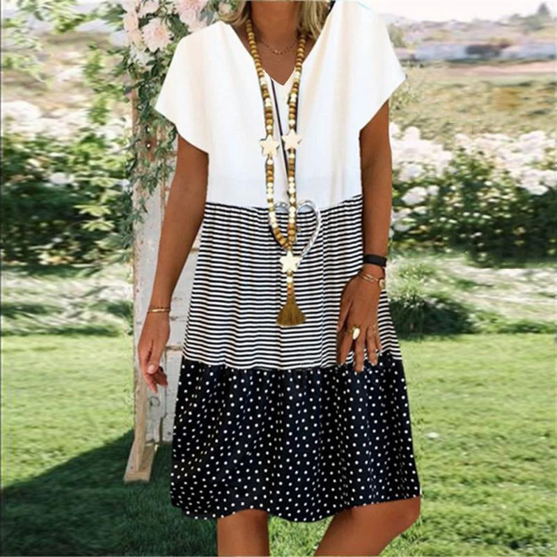 Robe maxi d'été décontractée pour femmes Chic und Stil