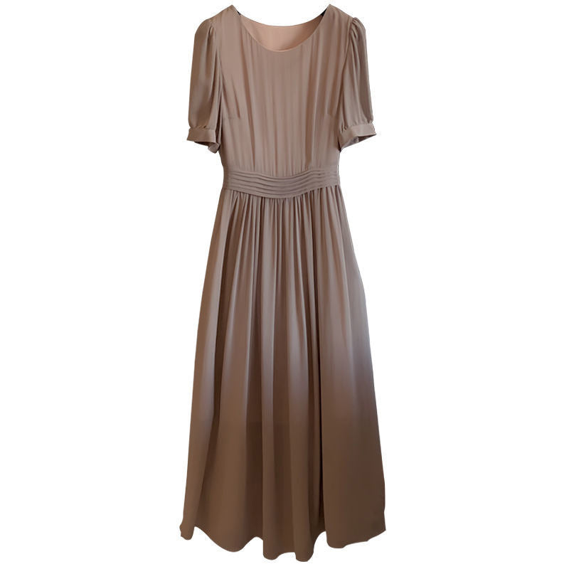 Robe Élegante à Manches Courtes pour Femme Chic und Stil