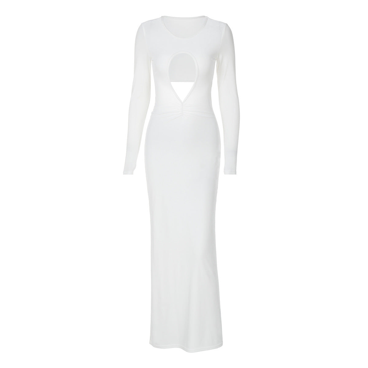 Robe maxi sculptante pour femmes avec des découpes créatives Chic und Stil