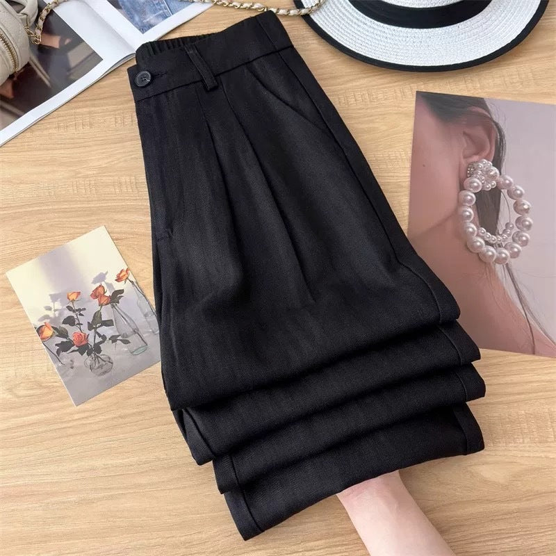 Pantalons en lin larges sur mesure pour femmes Chic und Stil
