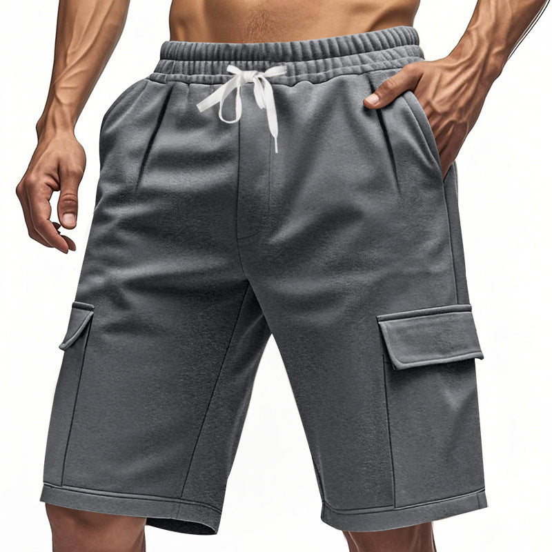 Shorts de cargo décontractés pour hommes avec taille élastique et poches latérales pratiques Chic und Stil