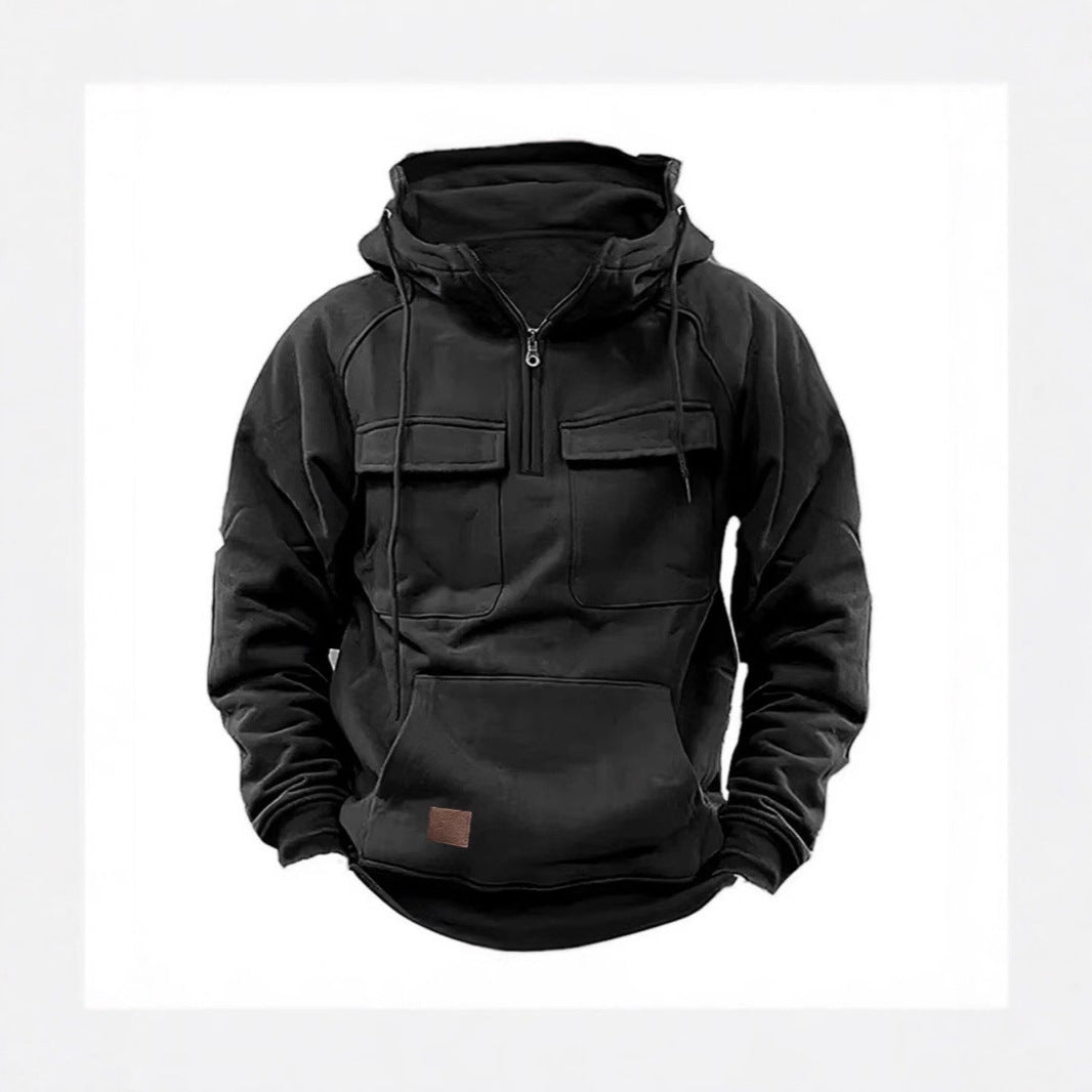 Veste à capuche pratique et chaude pour hommes avec poches Chic und Stil