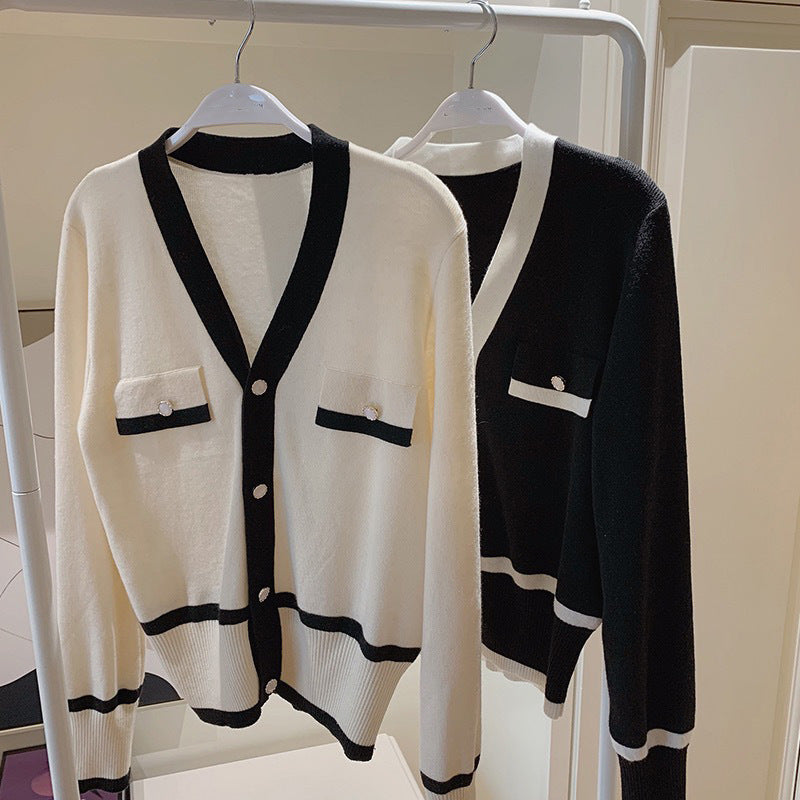 Ensemble de cardigan en tricot élégant pour femme et robe maxi Chic und Stil