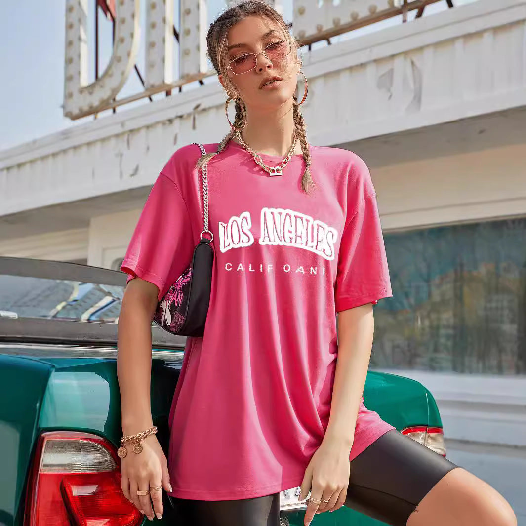 T-shirt oversize pour femmes avec impression graphique tendance et coupe décontractée Chic und Stil