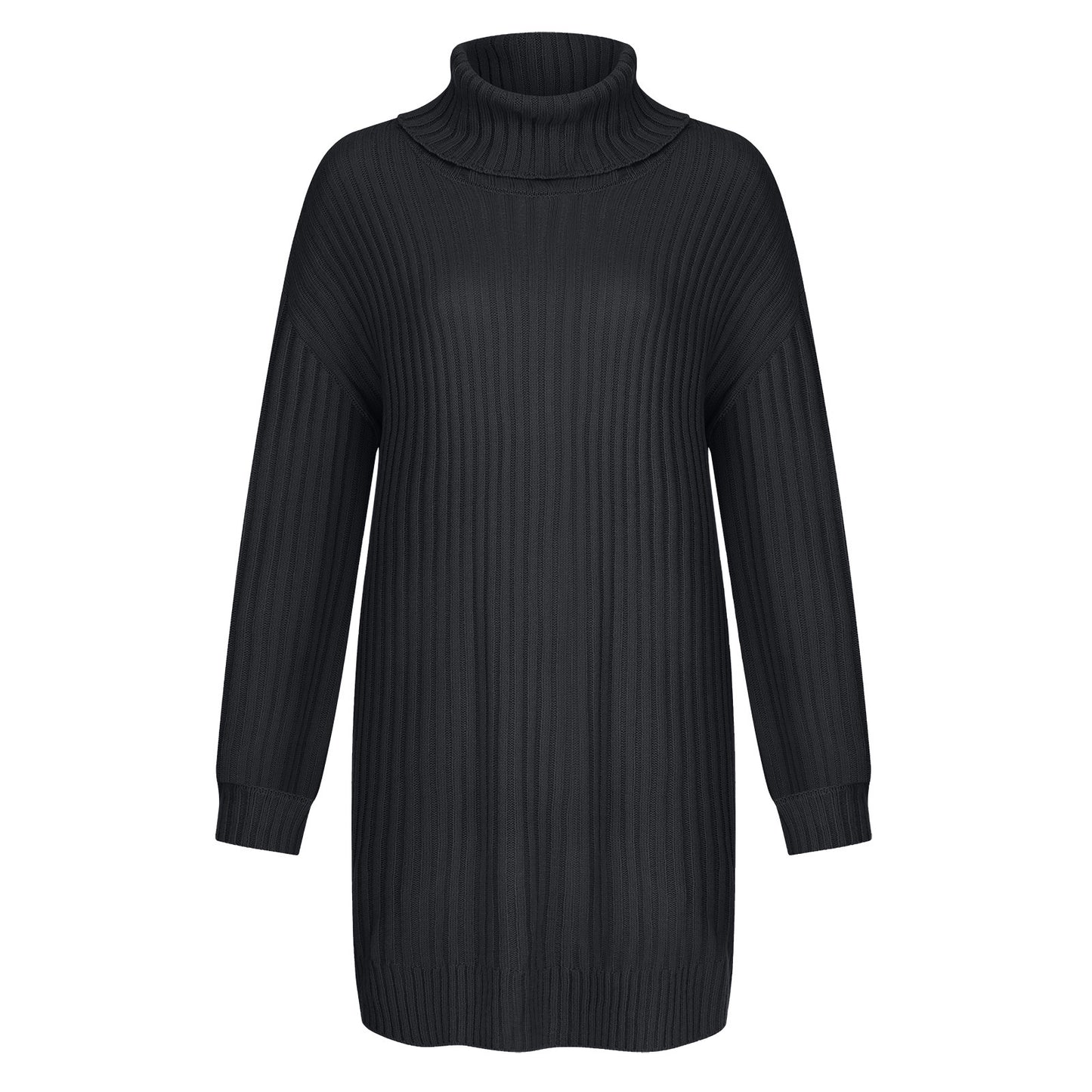 Pull-over à col roulé en grosse maille pour femmes, coupe décontractée Chic und Stil