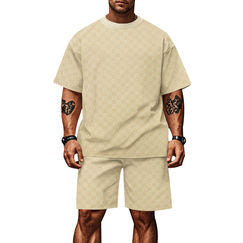 Ensemble décontracté pour hommes avec t-shirt oversize et shorts Chic und Stil