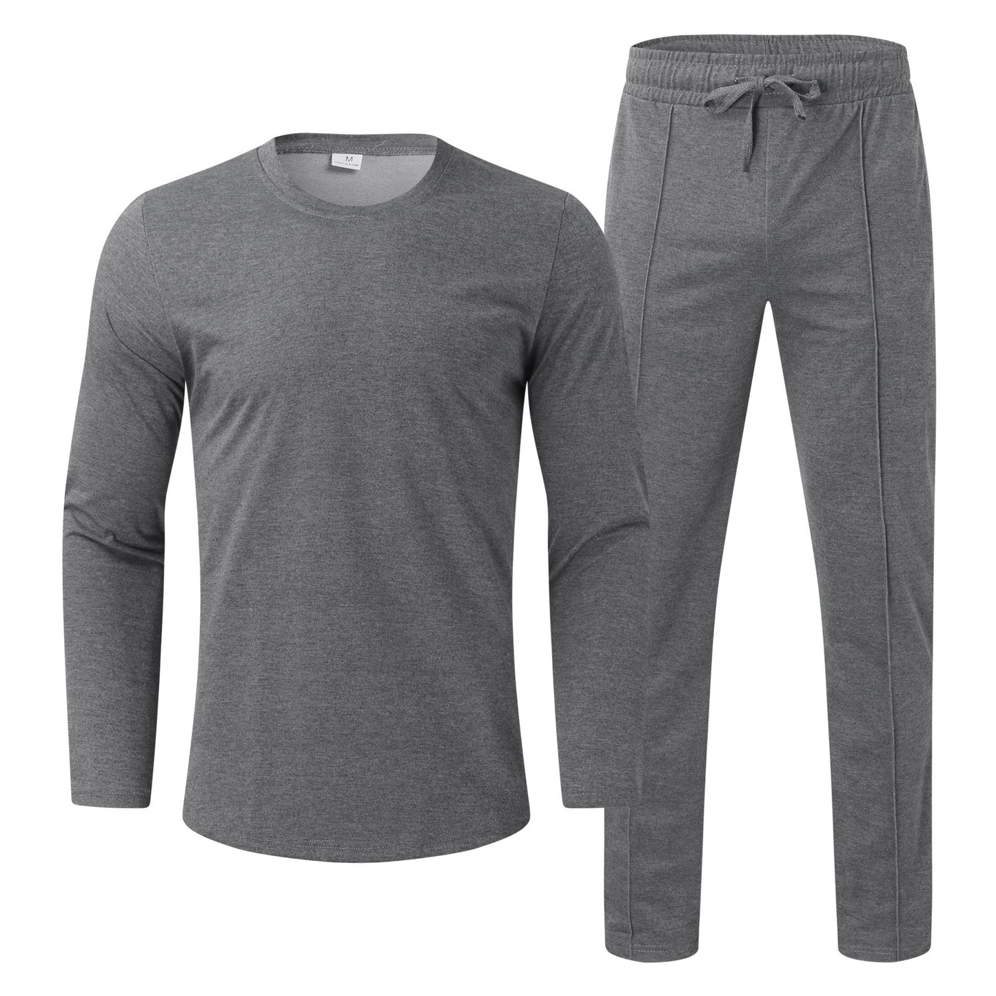 Men Long Sleeve Functional T-Shirt and Comfortable Jogging Pants Chic and Style
