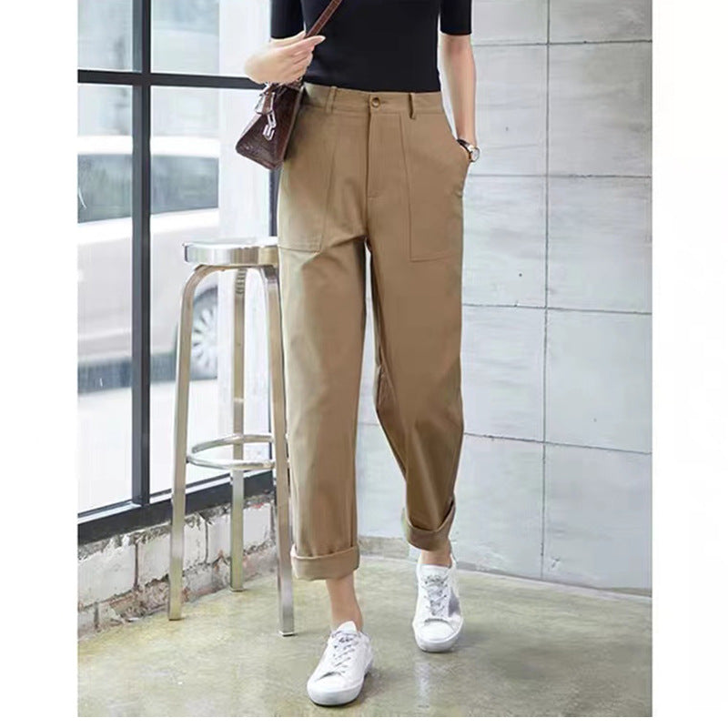 Pantalons utilitaires taille haute pour femmes Chic und Stil