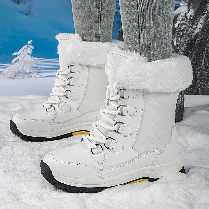 Bottes d'hiver thermo pour femmes avec semelle antidérapante et doublure isolante Chic und Stil