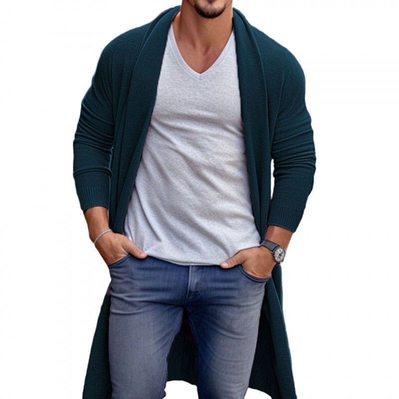 Cardigan en tricot décontracté pour hommes à coupe ouverte Chic und Stil