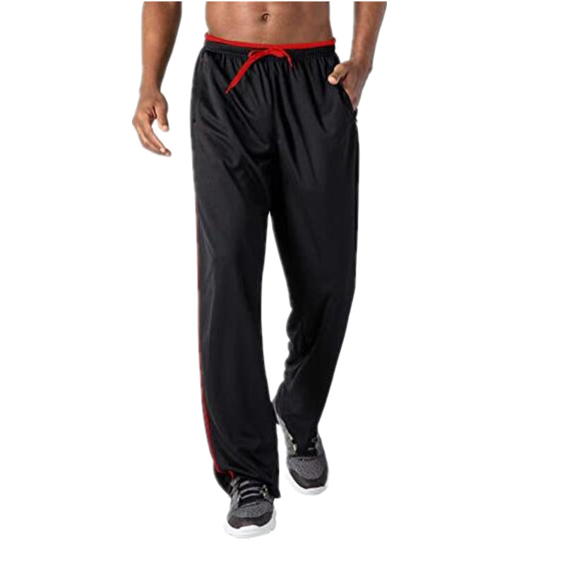 Pantalon d'entraînement sportif pour hommes avec bandes contrastées latérales Chic und Stil