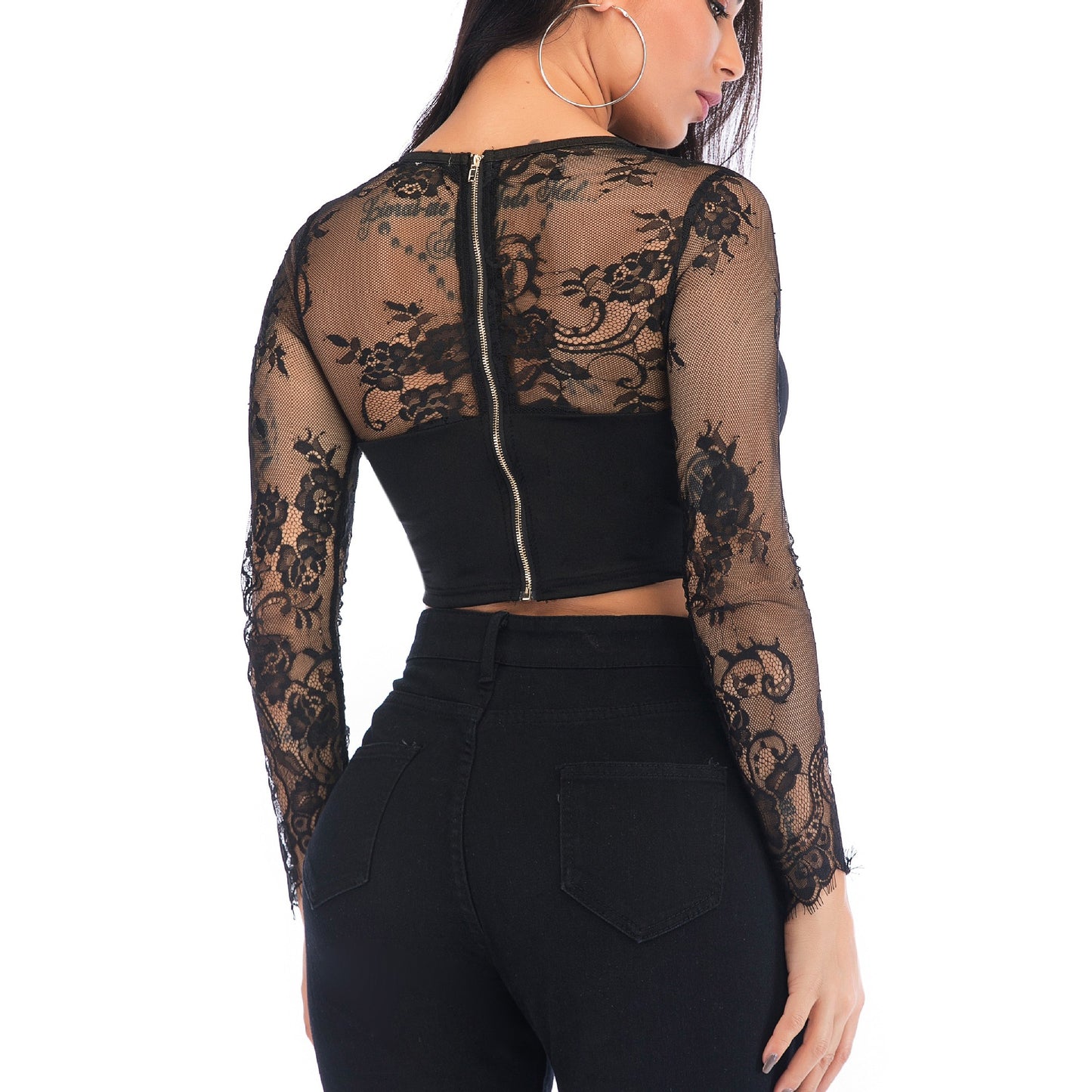 Haut court en dentelle Chic und Stil pour femmes