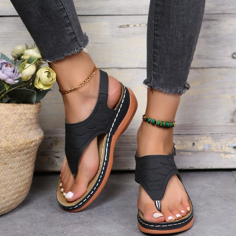 Dames ajustables confort séparateurs de doigts de pied sandales Chic und Stil