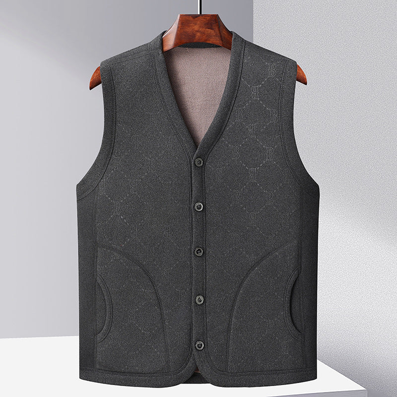 Dames Gilet en Tricot Modèle avec Boutons Chic und Stil