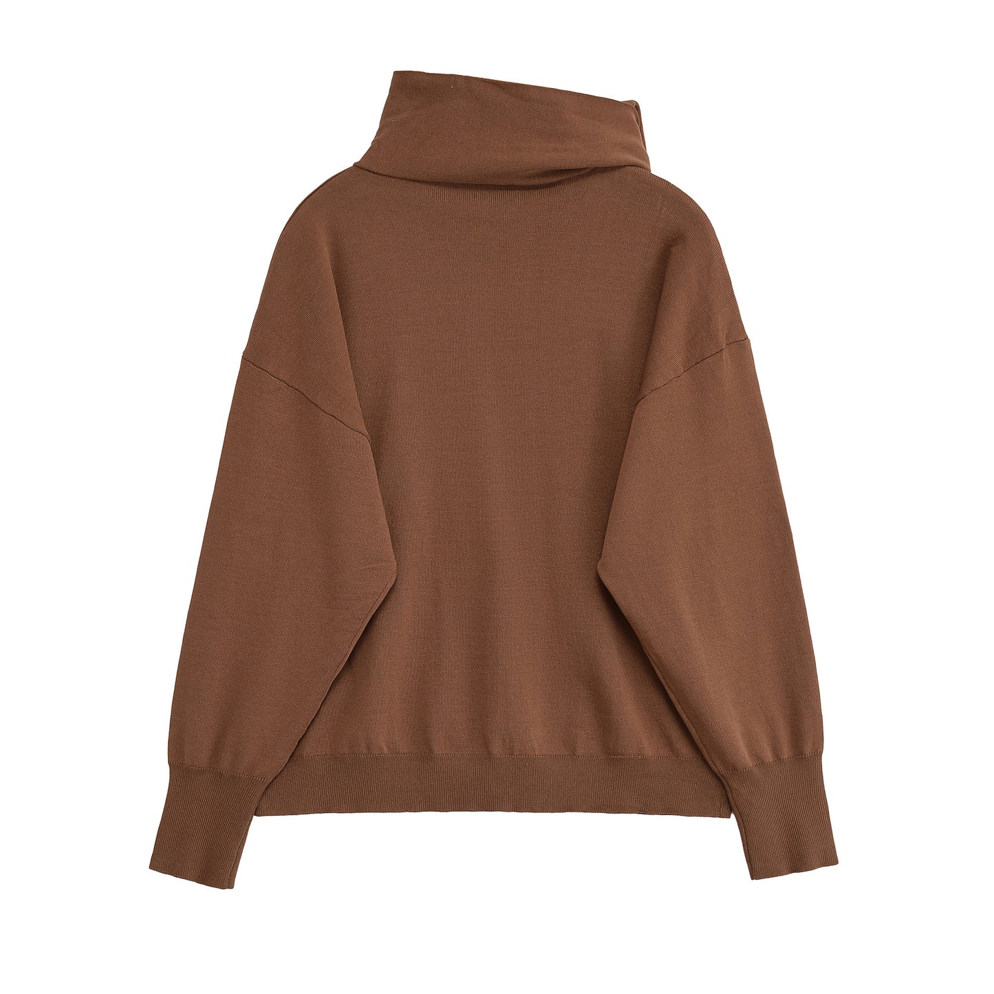 Pull en tricot décontracté pour femmes avec col asymétrique Chic und Stil