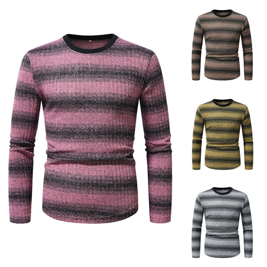 Chemise à manches longues pour hommes avec motif structuré moderne Chic und Stil