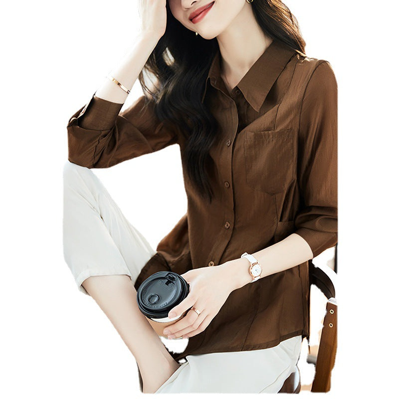 Chemisier luxueux à boutons pour femmes Chic und Stil
