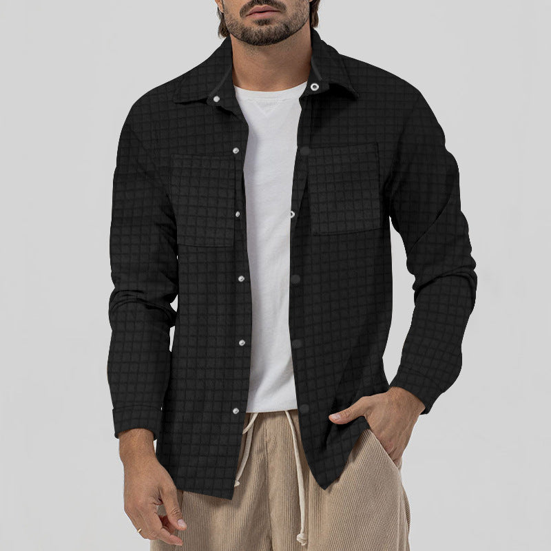 Chemise à carreaux décontractée pour hommes avec deux poches poitrine et coupe moderne Chic und Stil